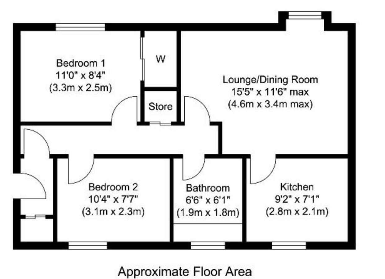 Edinburgh Beach View Apartment Luaran gambar